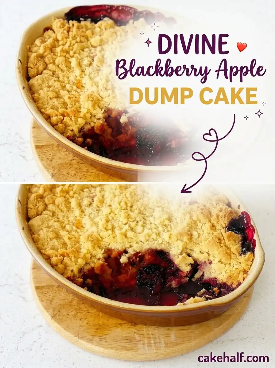 Blackberry Apple Dump Cake: The Easiest Blackberry Dump Cake Recipe For A Perfect Fruit Dessert