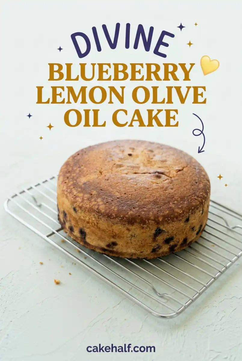 Easy Blueberry Lemon Olive Oil Cake Recipe - Perfect Blueberry Lemon Cake Idea