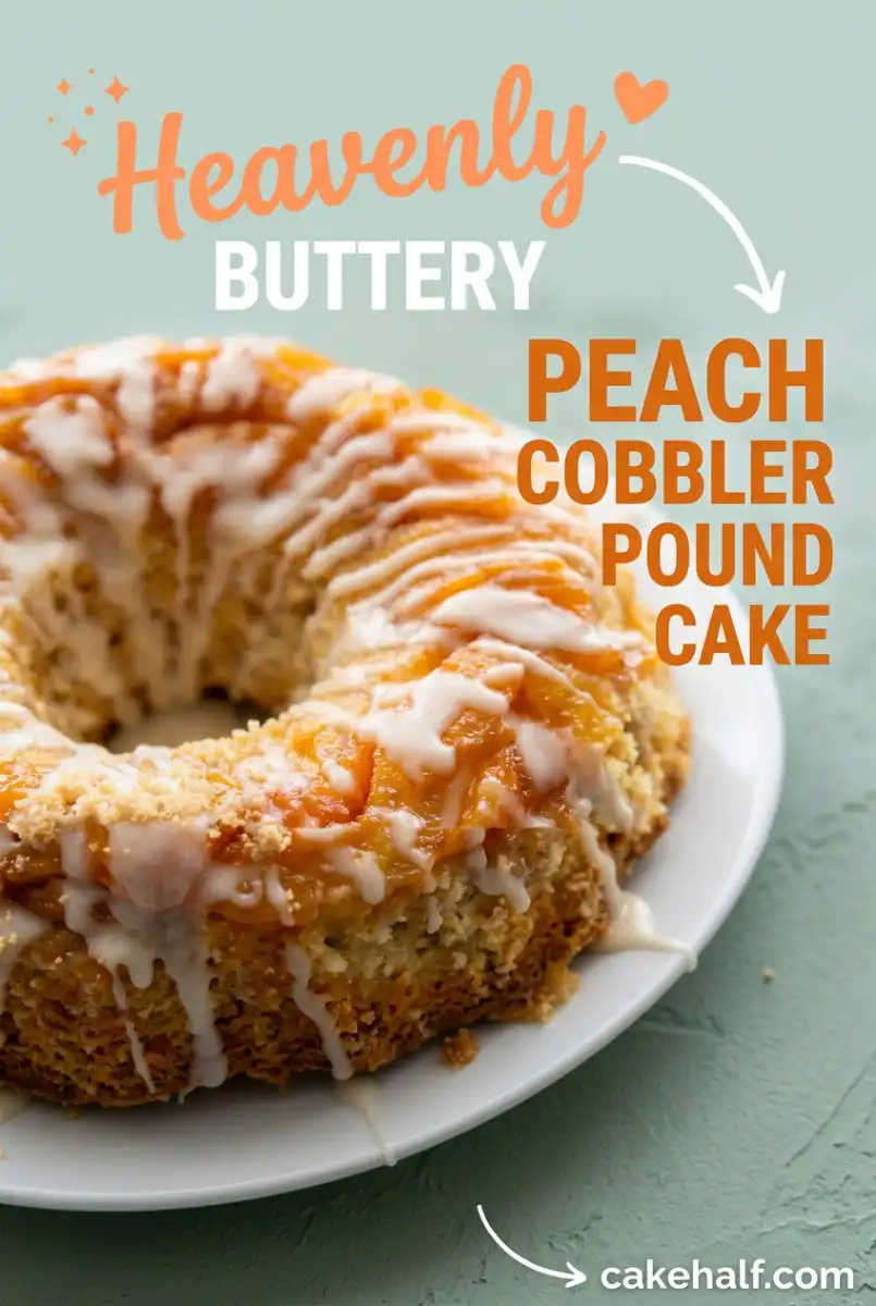 Buttery Peach Cobbler Pound Cake 17 Buttery Peach Cobbler Pound Cake: The Best Peach Cobbler Pound Cake Recipe You Must Try Today!