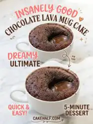 Ultimate Chocolate Lava Mug Cake: Quick and Easy Mug Cake Micro Ondes Dessert Recipes to Enjoy Now