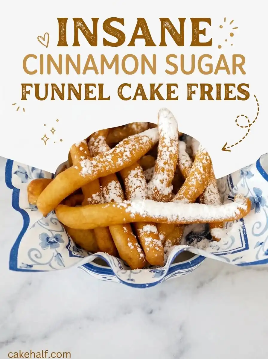 Cinnamon Sugar Funnel Cake Fries Are The Best Fair Food To Make At Home With Funnel Cake Fries Fun