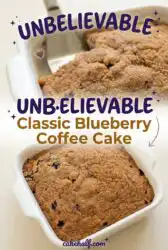 Easy Classic Blueberry Coffee Cake Recipe - The Ultimate Blueberry Coffee Cake Breakfast Treat