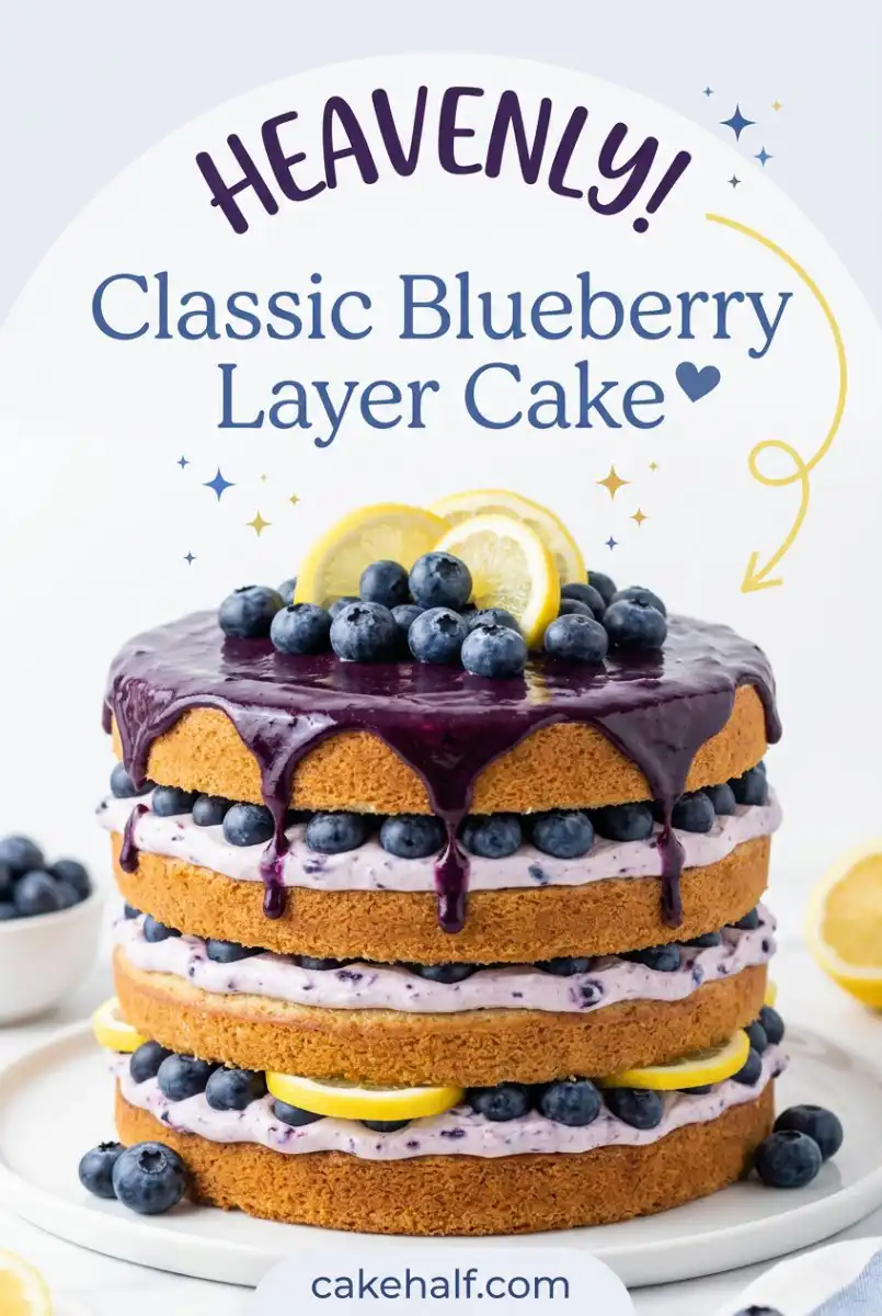 Classic Blueberry Layer Cake 17 Classic Blueberry Layer Cake - Easy Recipe for the Ultimate Blueberry Cake Lover