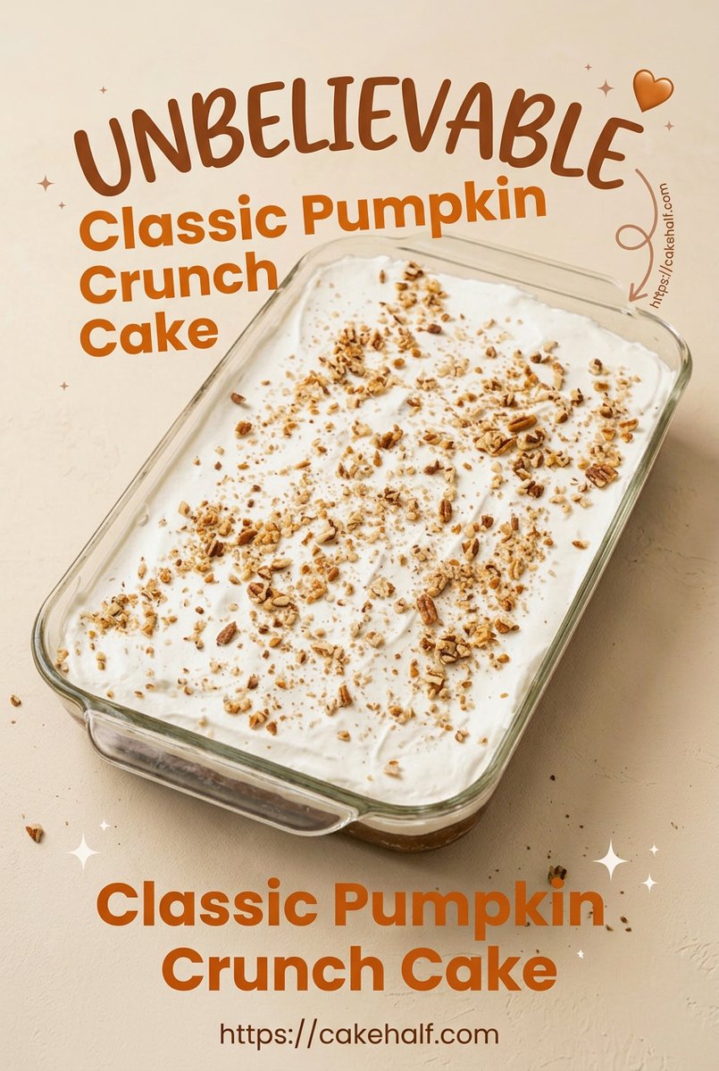 Classic Pumpkin Crunch Cake: How to Bake the Elegant Layered Autumn Dessert with Crisp Pecans