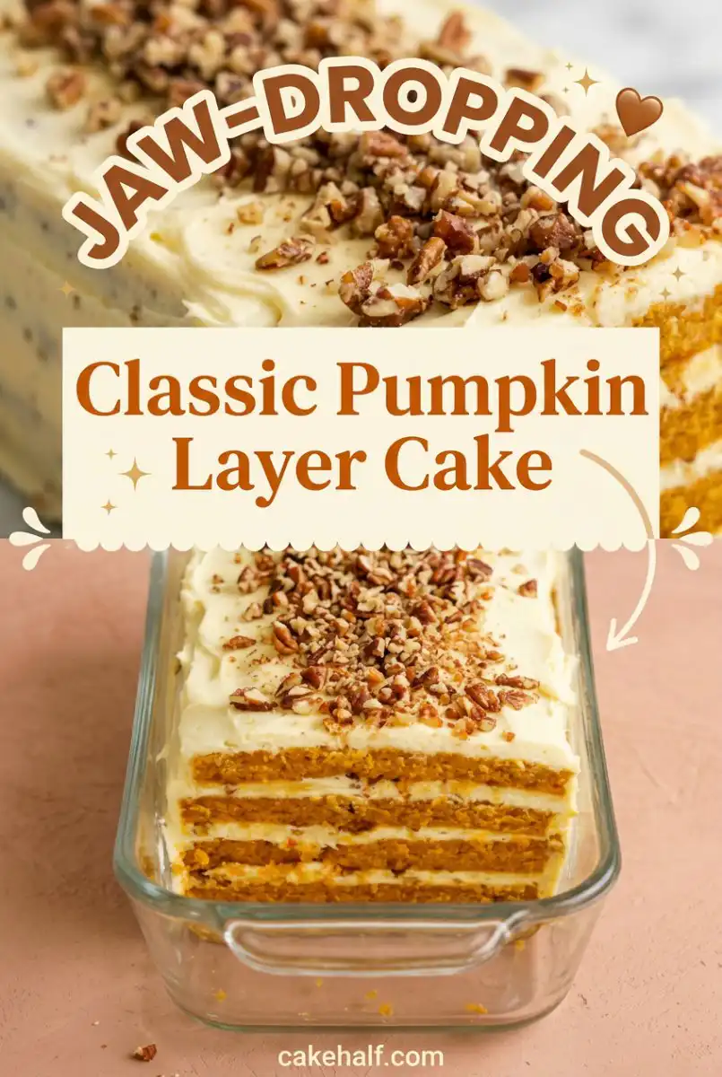 Classic Pumpkin Layer Cake Recipe - The Ultimate Pumpkin Cake for Autumn and Special Holidays