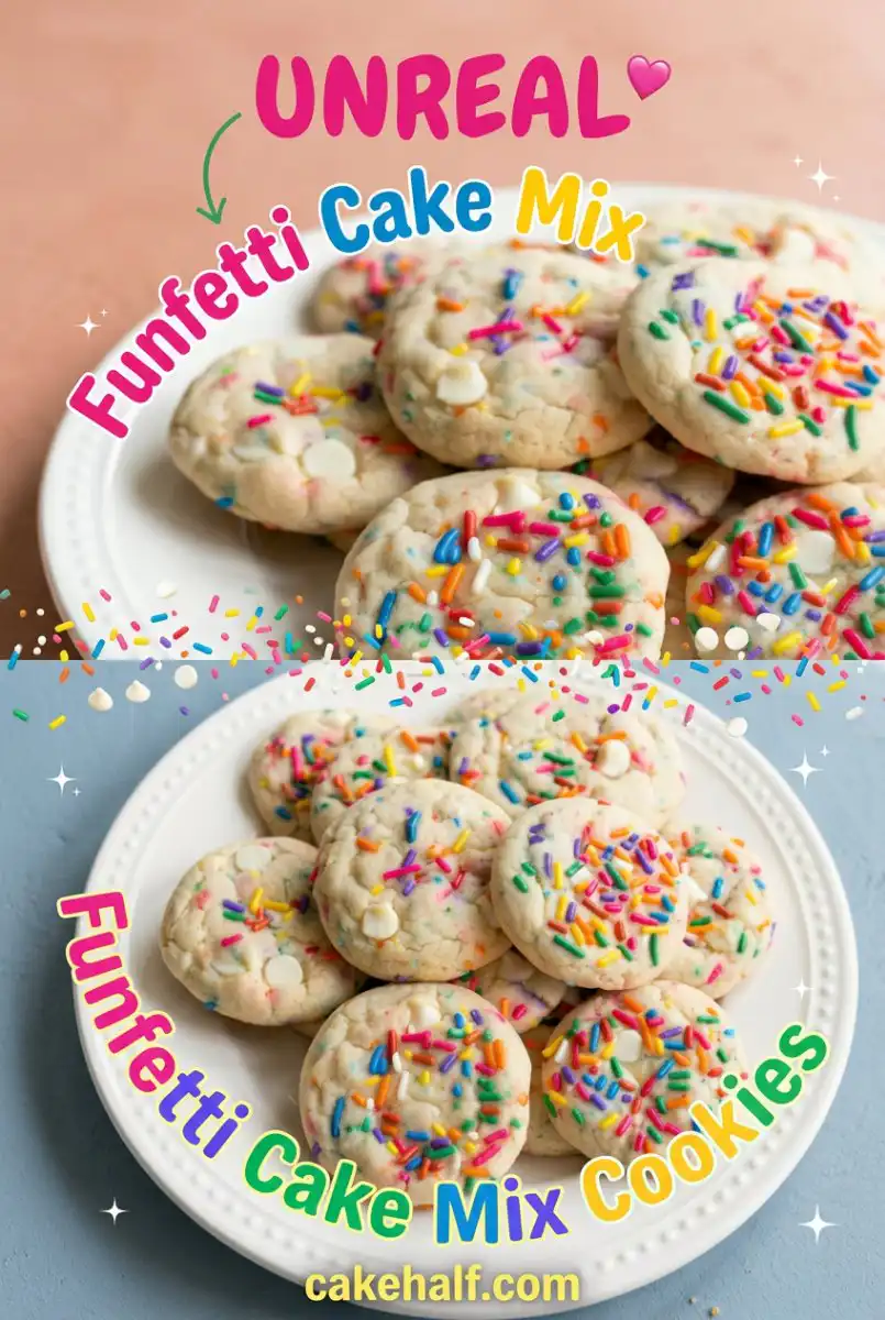 Easy Funfetti Cake Mix Cookies - The Best Cake Mix Cookies Recipe for Parties and Celebration