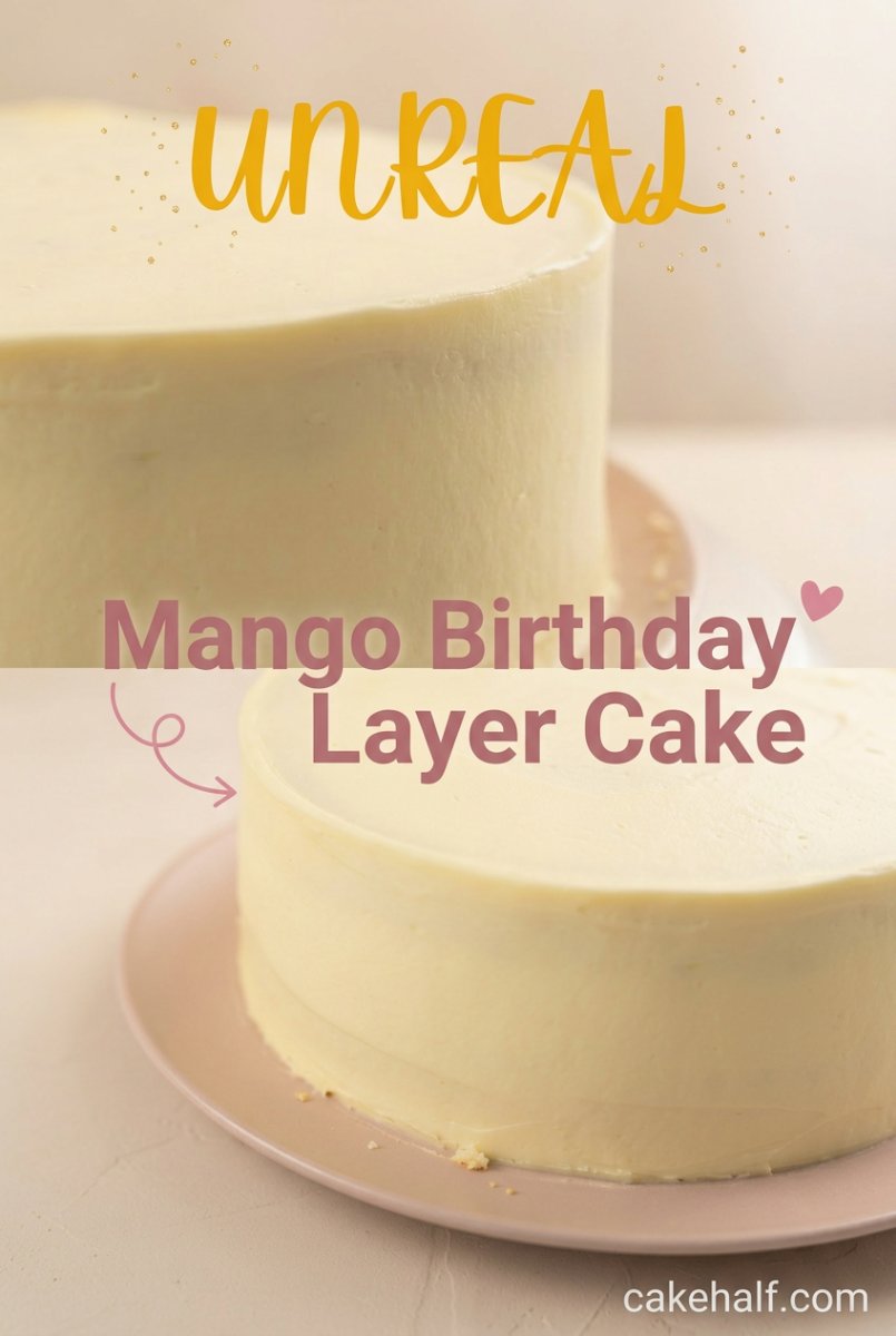 Easy Mango Birthday Layer Cake Recipe: The Ultimate Tropical Mango Birthday Cake Idea