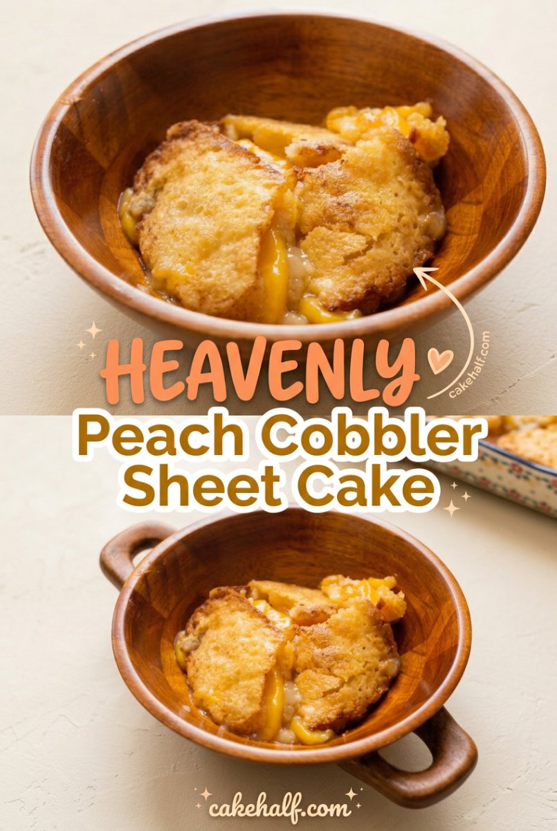 Easy Peach Cobbler Sheet Cake: The Ultimate Dessert Twist On A Classic Peach Cobbler Cake Recipe!