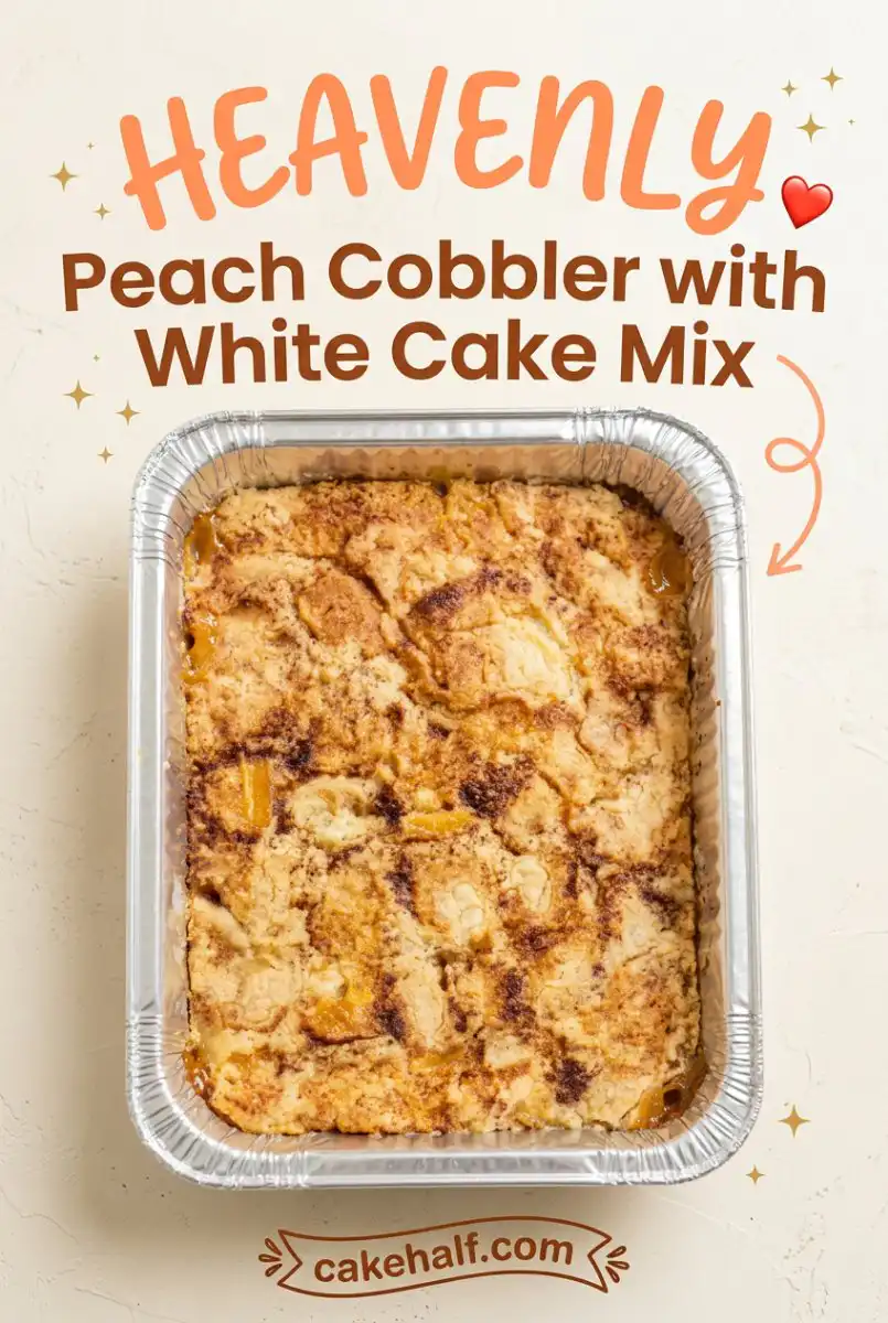 Peach Cobbler with White Cake Mix 17 Easy Peach Cobbler with White Cake Mix Recipe - The Ultimate 3-Ingredient Dessert Hack!