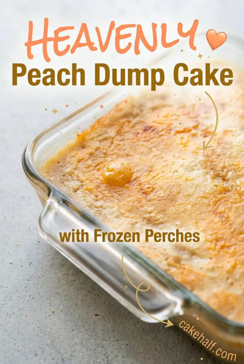 Peach Dump Cake with Frozen Peaches: The Easiest Peach Dump Cake Easy Recipe