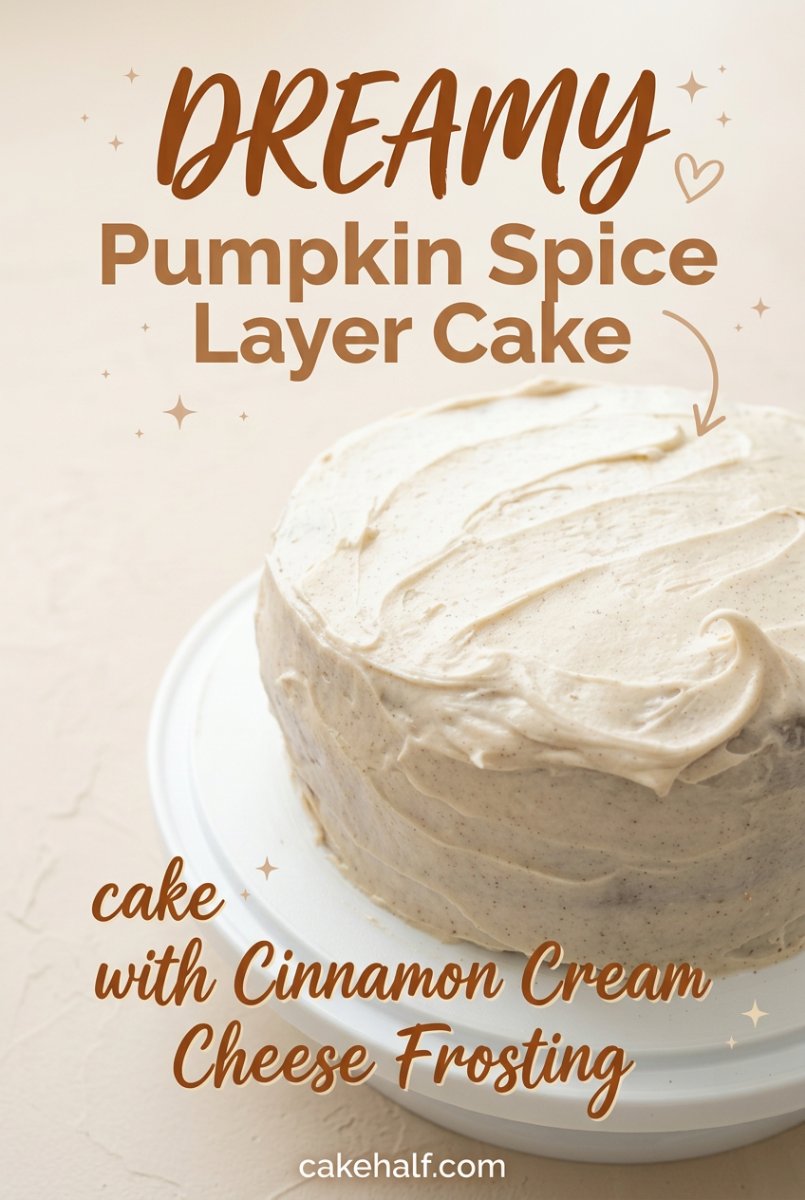 Pumpkin Spice Layer Cake with Cinnamon Cream Cheese Frosting 17 Pumpkin Spice Layer Cake with Cinnamon Cream Cheese Frosting: Best Pumpkin Cake Recipes to Bake