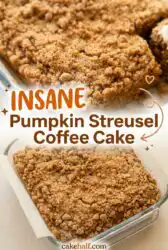 Easy Pumpkin Streusel Coffee Cake Recipe - The Ultimate Pumpkin Coffee Cake Dessert