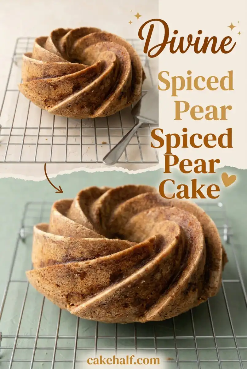 Spiced Pear Cake Recipe: The Ultimate Cozy Autumn Cake for Your Next Warm Fall Gathering