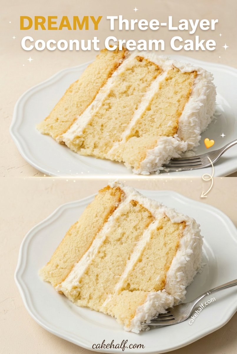 Three-Layer Coconut Cream Cake: Bake the Ultimate Dreamy 3 Layer Cake for Your Next Celebration!