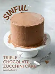 Triple Chocolate Zucchini Cake: The Best Decadent and Moist Chocolate Zucchini Cake Recipe Ever
