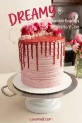 White Chocolate Raspberry Anniversary Cake: The Perfect Layer Cake for a Romantic Anniversaire