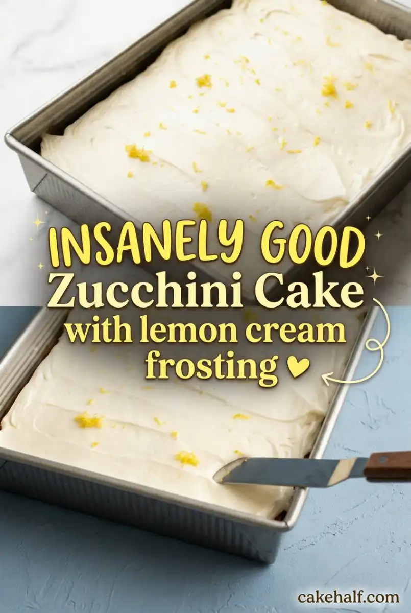 Zucchini Cake with Lemon Cream Cheese Frosting: Best Moist Zucchini Cake Recipe