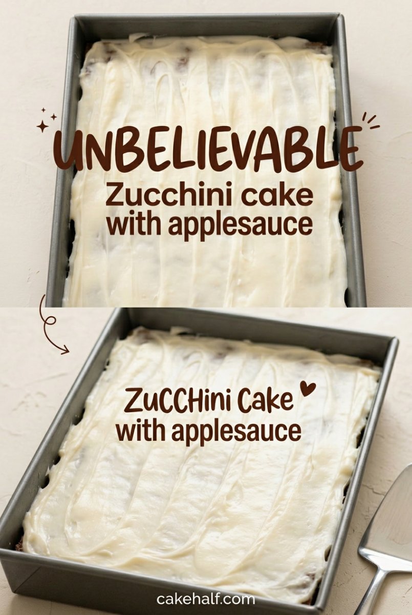 Zucchini Cake with Applesauce 17 Healthy Zucchini Cake with Applesauce: A Moist Chocolate Zucchini Cake Recipe Idea