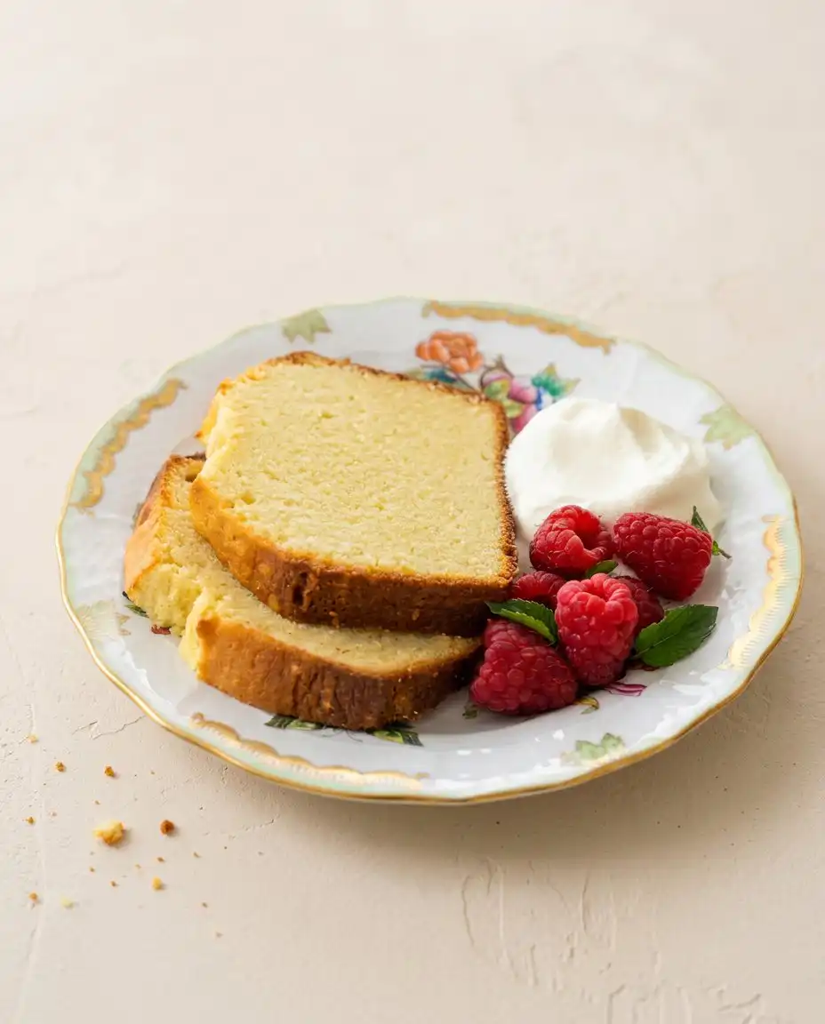 Classic Pound Cake 12 A whole, golden brown Classic Pound Cake loaf cooling on a metal wire rack.