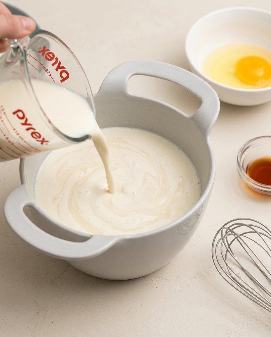 Cinnamon Sugar Funnel Cake Bites 15 Frying cinnamon sugar funnel cake bites in hot oil using a vintage saucepan