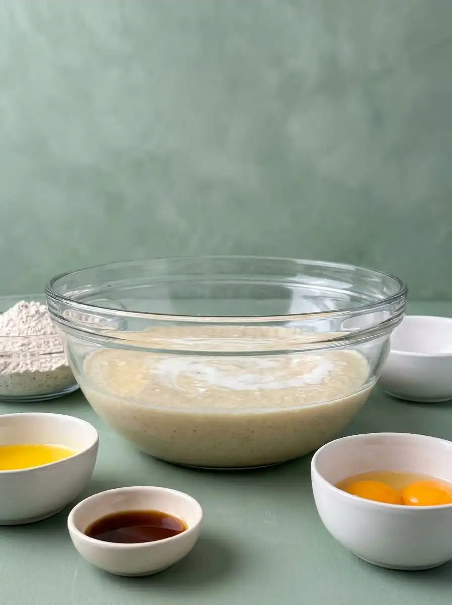 Freshly baked Classic Coffee Cake Muffins cooling inside a standard twelve-cup muffin tin.