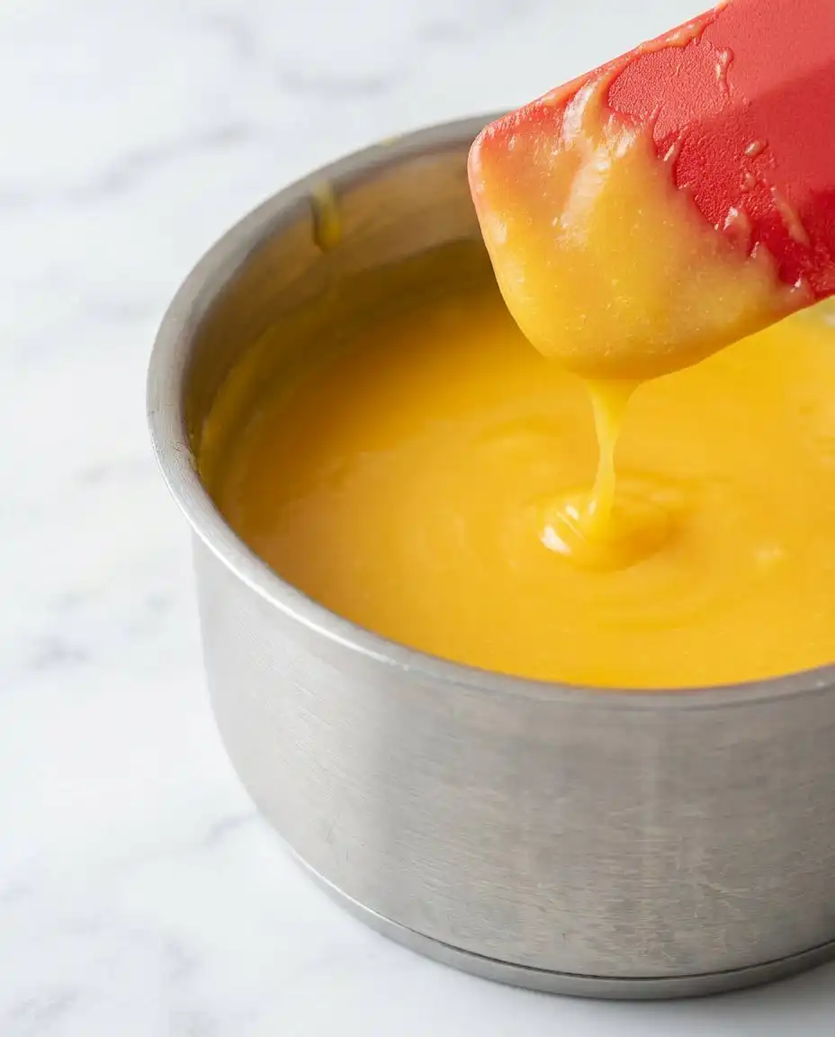 Fresh ingredients including sweet mangoes and sour cream for making a Mango Birthday Layer Cake