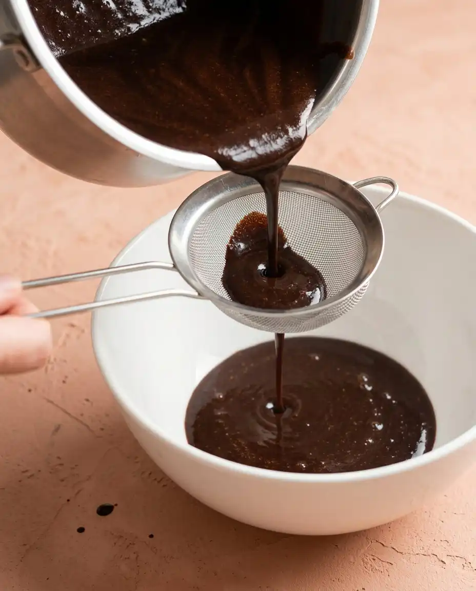 Ingredients for a Chocolate Mirror Glaze Cake including dutch processed cocoa powder and gelatine arranged neatly