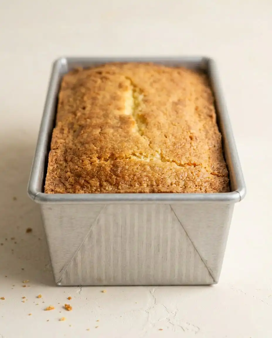 Classic Pound Cake 15 A clean slice of Classic Pound Cake displaying an even, fine-grained crumb structure.