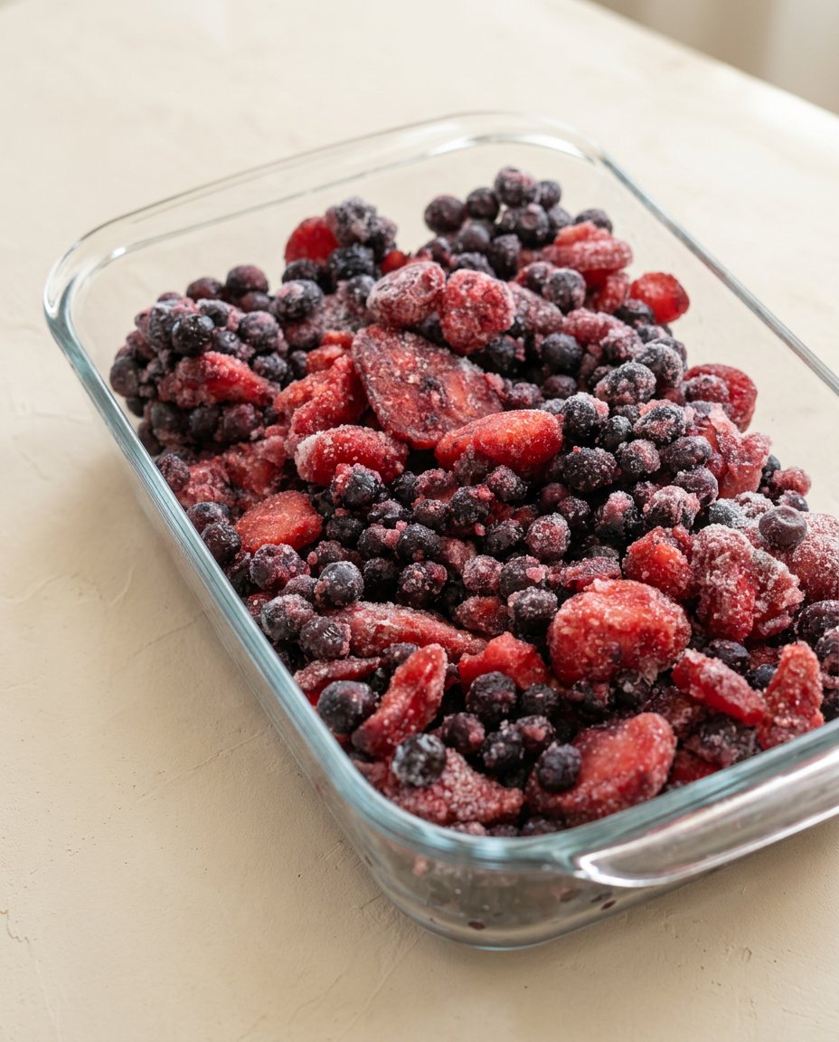 3-Ingredient Blueberry Dump Cake 14 Pantry staples including cake mix, butter, and blueberry filling for 3-Ingredient Blueberry Dump Cake.