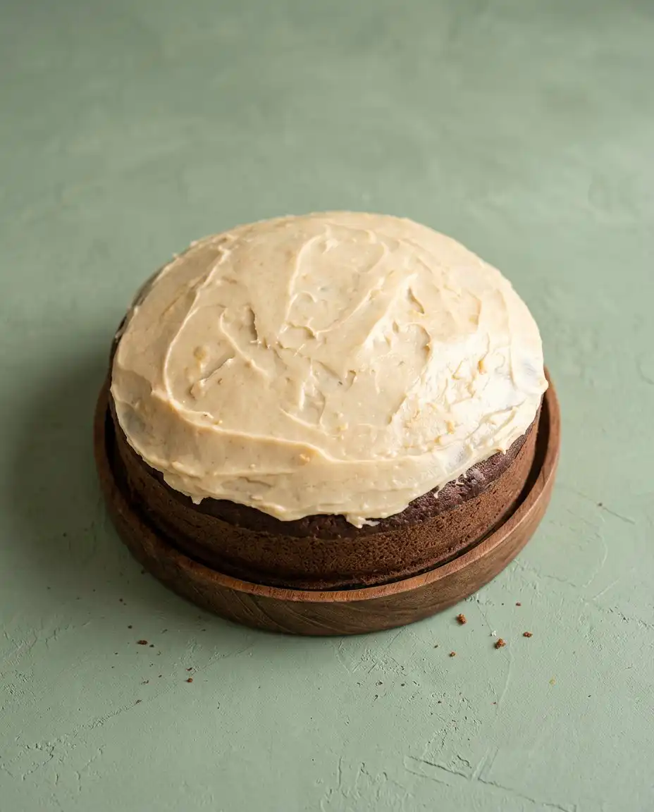 A pristine slice of Marzipan Carrot Topped Cake showing the detailed cross-section of moist carrot crumb.