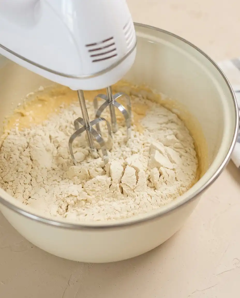 Slicing a Cream Cheese Pound Cake with a serrated knife to reveal the dense velvety crumb.