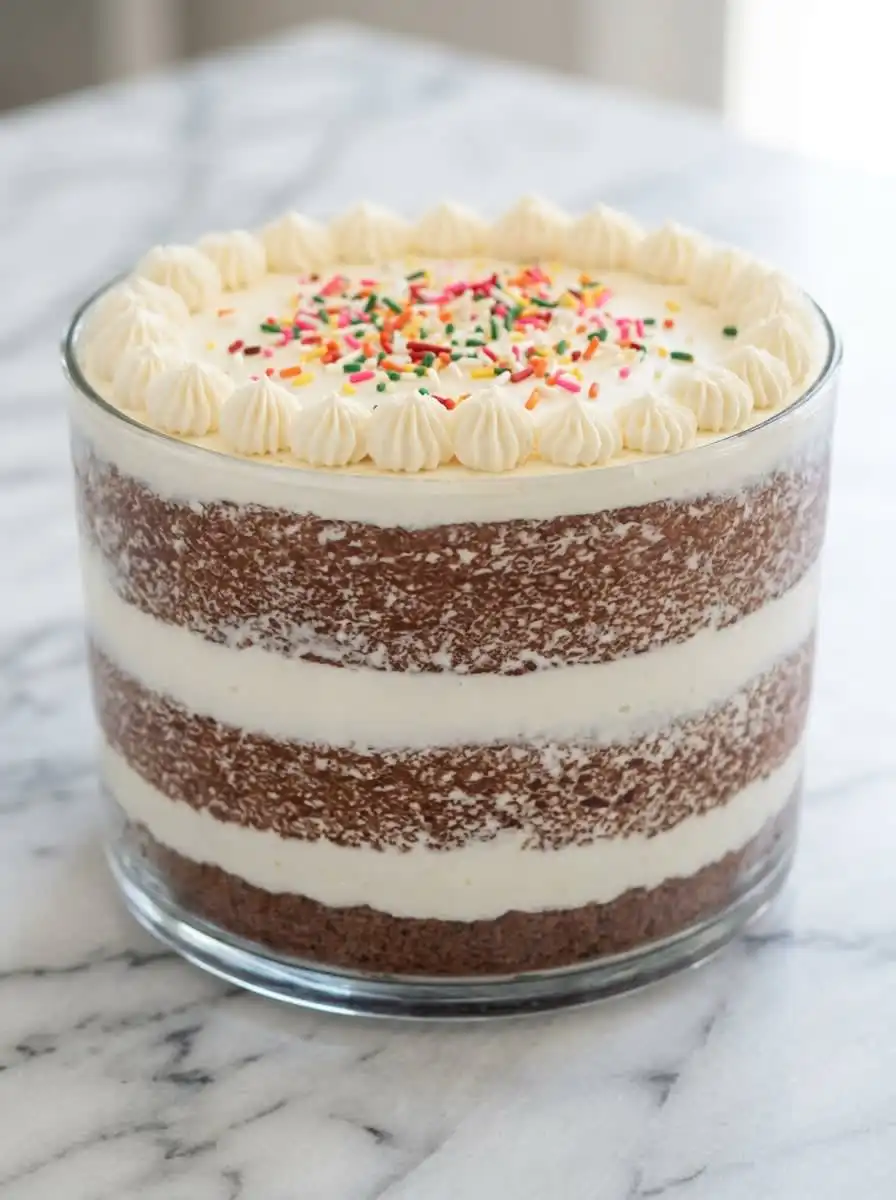 Two-Layer Naked Cake 16 A sharp chef knife slicing a pristine piece of a two-layer naked cake on a vintage stand