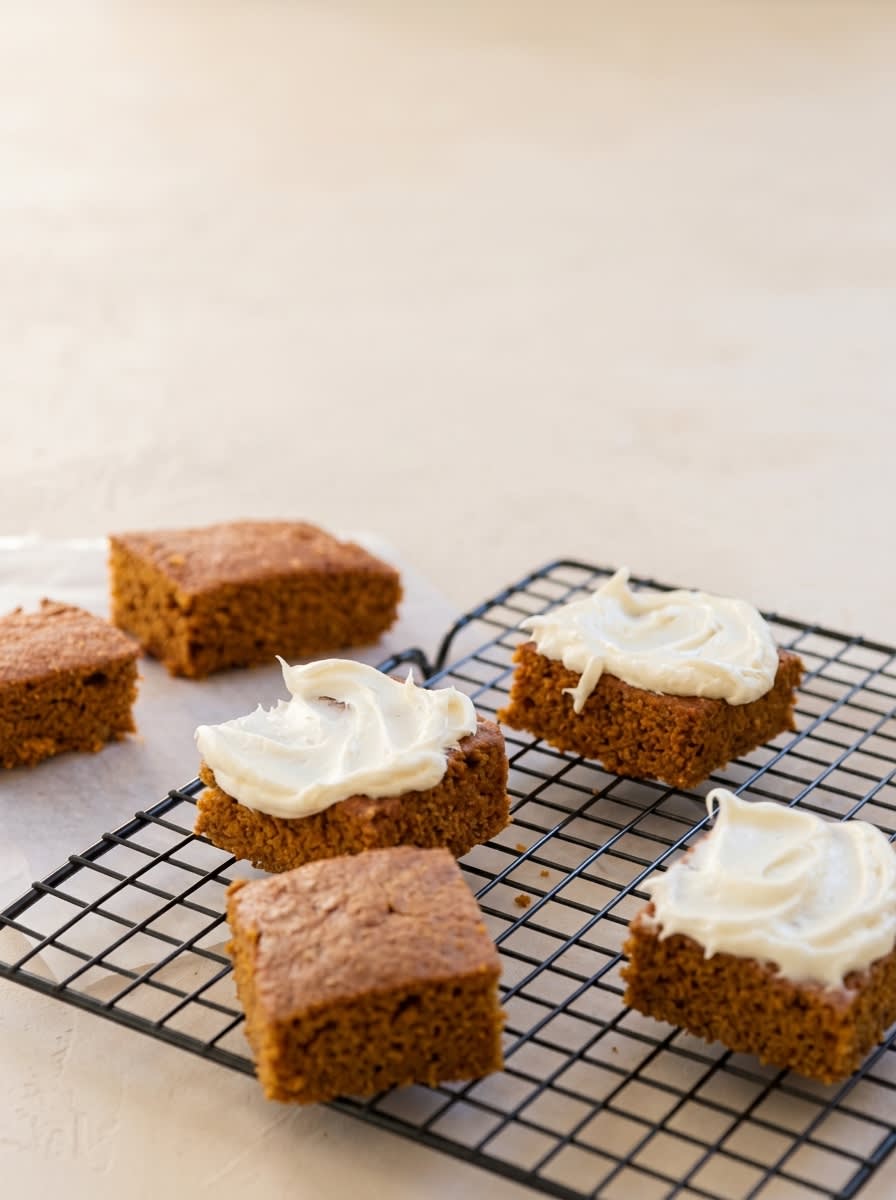 Two Ingredient Pumpkin Spice Cake 12 Two Ingredient Pumpkin Spice Cake cooling on a rustic wire rack in a warm vintage kitchen
