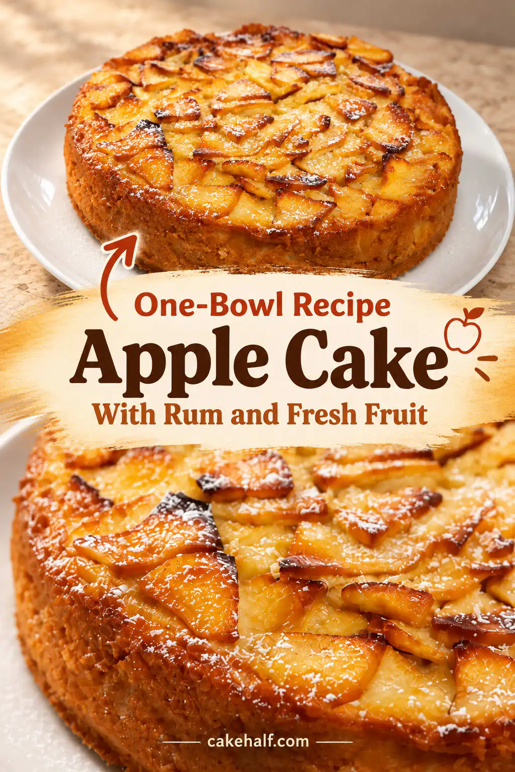 Apple Cake Recipe Easy: Moist Apple Cake Recipe With Fresh Apples From Scratch For Autumn Days